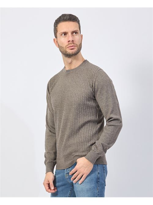 Yes Zee Wool Blend Crewneck Sweater YES ZEE | M840-ZS000842